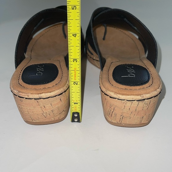 b.o.c. sandals wedge toe-loop black size 9 NWT - Picture 9 of 15